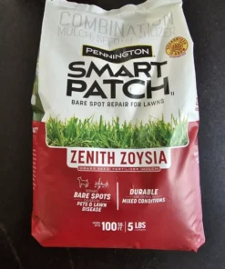 Zenith Zoysia Grass Seed Mix 5lb | Smart Patch Grass Seed for Lawn Repair & Growth